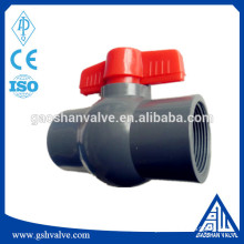 pvc threaded ball valve with short handle